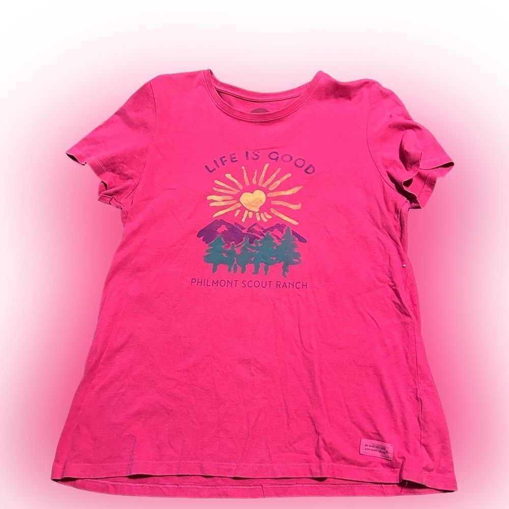Women’s Life is Good Philmont Scout Ranch T-shirt